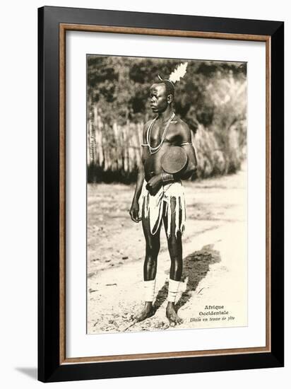 Senegalese Tribesman-null-Framed Art Print