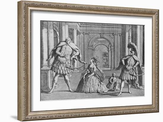 'Senesino on the Stage', 1725, (1904)-Unknown-Framed Giclee Print