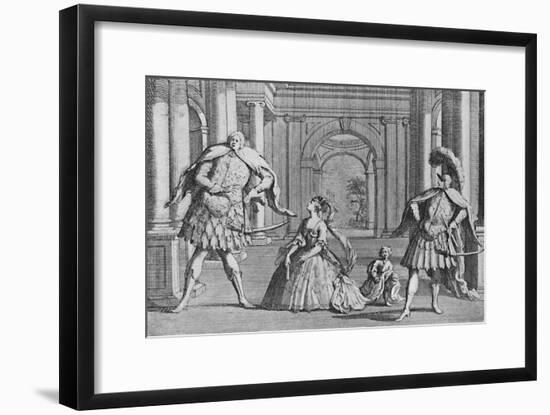 'Senesino on the Stage', 1725, (1904)-Unknown-Framed Giclee Print