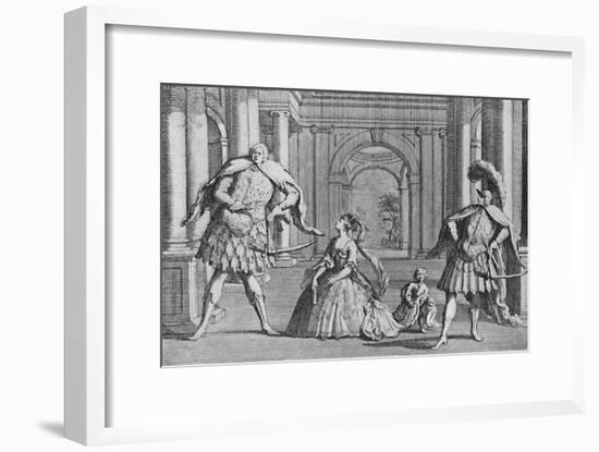 'Senesino on the Stage', 1725, (1904)-Unknown-Framed Giclee Print