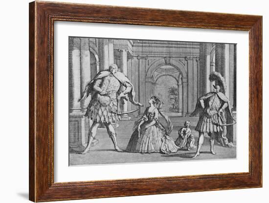 'Senesino on the Stage', 1725, (1904)-Unknown-Framed Giclee Print