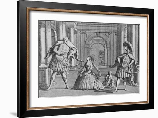 'Senesino on the Stage', 1725, (1904)-Unknown-Framed Giclee Print