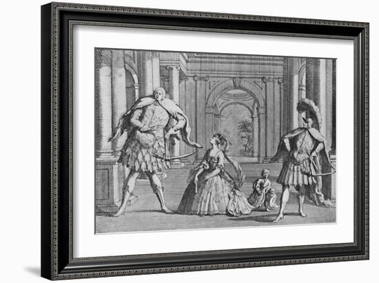 'Senesino on the Stage', 1725, (1904)-Unknown-Framed Giclee Print