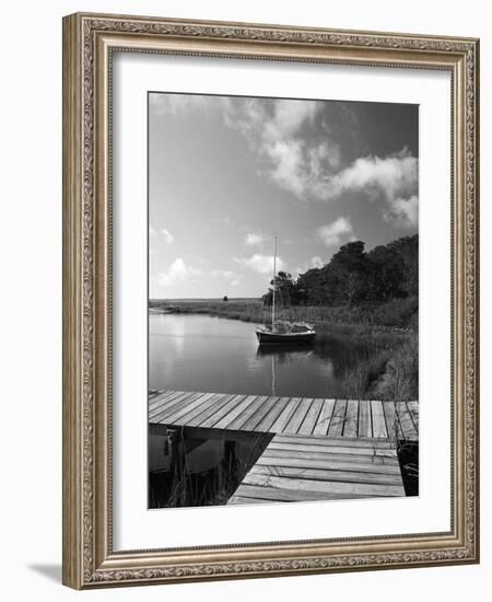 Sengekontacket Pond, Oak Bluffs, Martha's Vineyard, Massachusetts, USA-Walter Bibikow-Framed Photographic Print