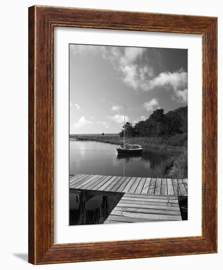 Sengekontacket Pond, Oak Bluffs, Martha's Vineyard, Massachusetts, USA-Walter Bibikow-Framed Photographic Print