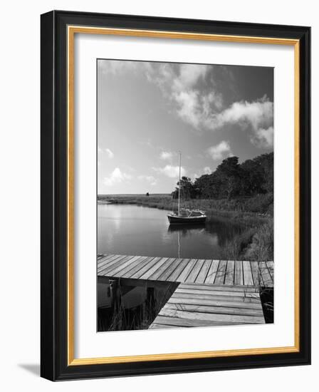 Sengekontacket Pond, Oak Bluffs, Martha's Vineyard, Massachusetts, USA-Walter Bibikow-Framed Photographic Print