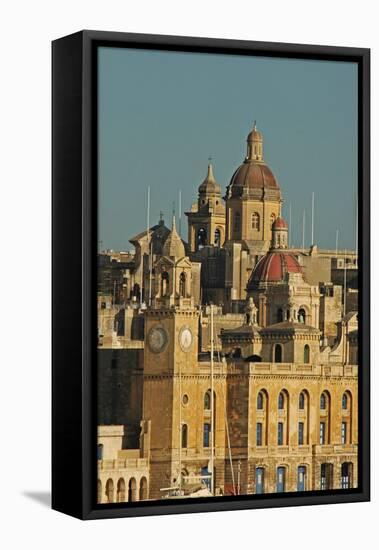 Senglea Town from the Harbour, Valletta, Malta-null-Framed Premier Image Canvas