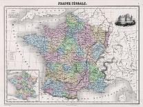 France in Feudal Times with the Country Allotted to Various Nobles-Sengteller-Art Print