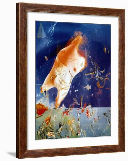 Senicitas-Salvador Dalí-Framed Art Print