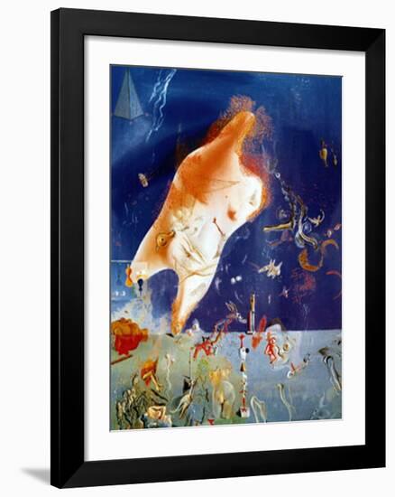 Senicitas-Salvador Dalí-Framed Art Print