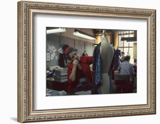 Senior Fashion Designer Pauline Fraccia, of R&K Originals, New York, New York, 1960-Walter Sanders-Framed Photographic Print