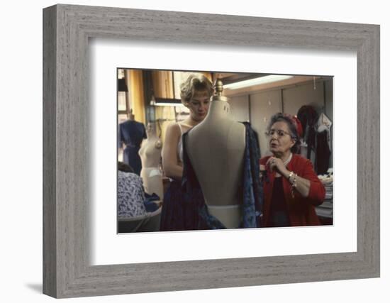 Senior Fashion Designer Pauline Fraccia (Right), of R&K Originals, New York, New York, 1960-Walter Sanders-Framed Photographic Print