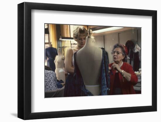 Senior Fashion Designer Pauline Fraccia (Right), of R&K Originals, New York, New York, 1960-Walter Sanders-Framed Photographic Print