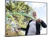 Senior Woman Hula-hooping-Science Photo Library-Mounted Photographic Print