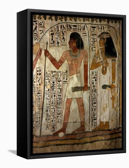 Sennefer and his Wife-null-Framed Premier Image Canvas