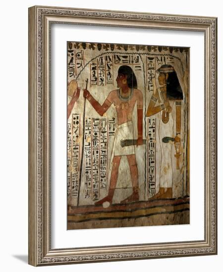 Sennefer and his Wife-null-Framed Giclee Print