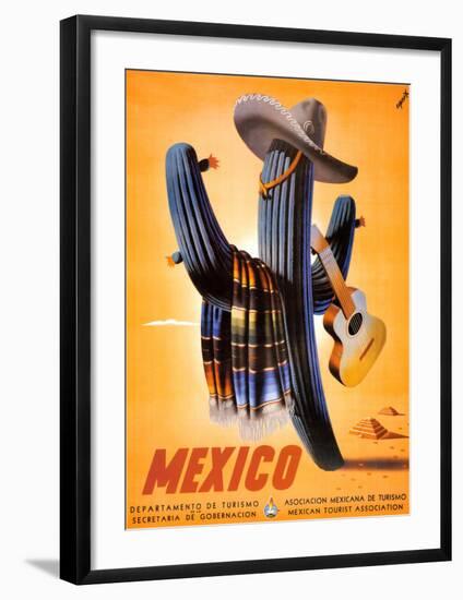 Senor Cactus-null-Framed Art Print