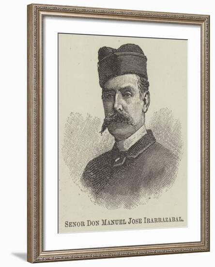 Senor Don Manuel Jose Irarrazabal-null-Framed Giclee Print