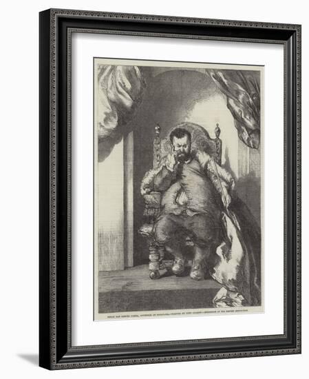 Senor Don Sancho Panza, Governor of Barataria, Exhibition of the British Institution-Sir John Gilbert-Framed Giclee Print