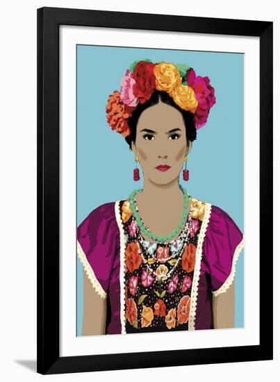 Senora Con Las Flores-Mark Chandon-Framed Giclee Print