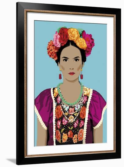 Senora Con Las Flores-Mark Chandon-Framed Giclee Print