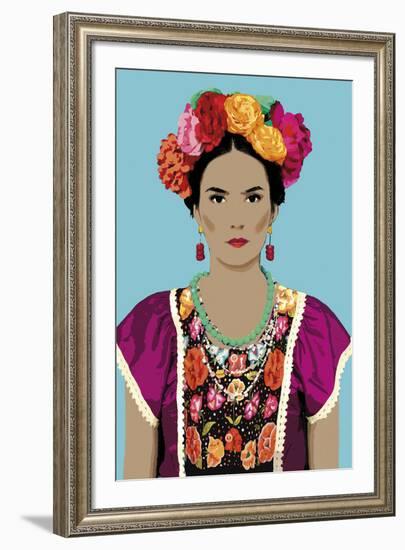 Senora Con Las Flores-Mark Chandon-Framed Giclee Print