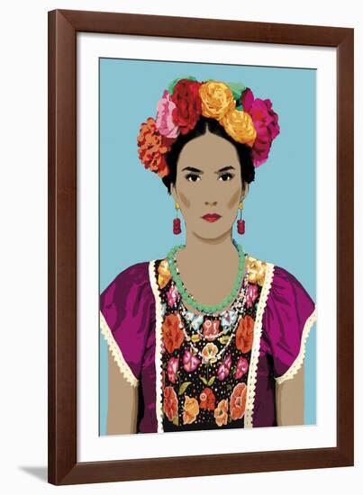 Senora Con Las Flores-Mark Chandon-Framed Giclee Print