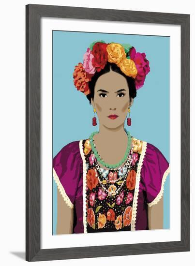 Senora Con Las Flores-Mark Chandon-Framed Giclee Print