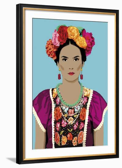 Senora Con Las Flores-Mark Chandon-Framed Giclee Print