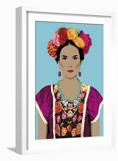 Senora Con Las Flores-Mark Chandon-Framed Giclee Print