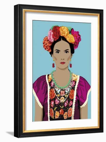 Senora Con Las Flores-Mark Chandon-Framed Giclee Print