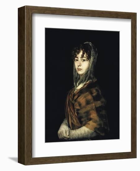 Senora Sabasa Garcia-Francisco de Goya-Framed Giclee Print