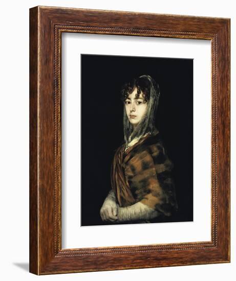 Senora Sabasa Garcia-Francisco de Goya-Framed Giclee Print