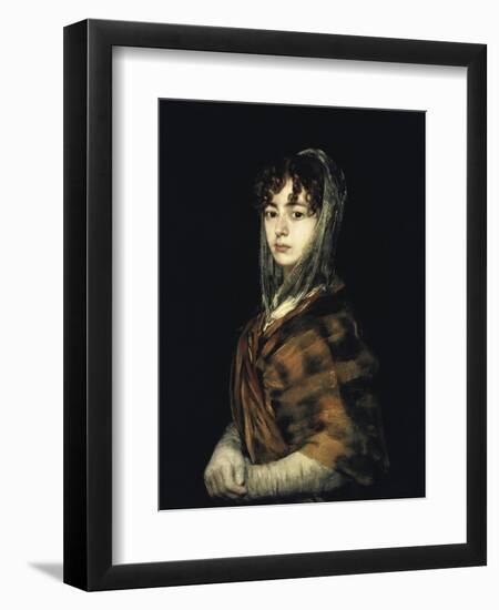 Senora Sabasa Garcia-Francisco de Goya-Framed Giclee Print