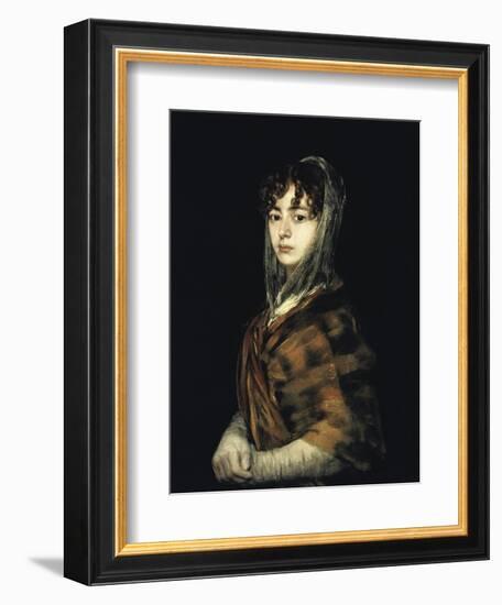 Senora Sabasa Garcia-Francisco de Goya-Framed Giclee Print