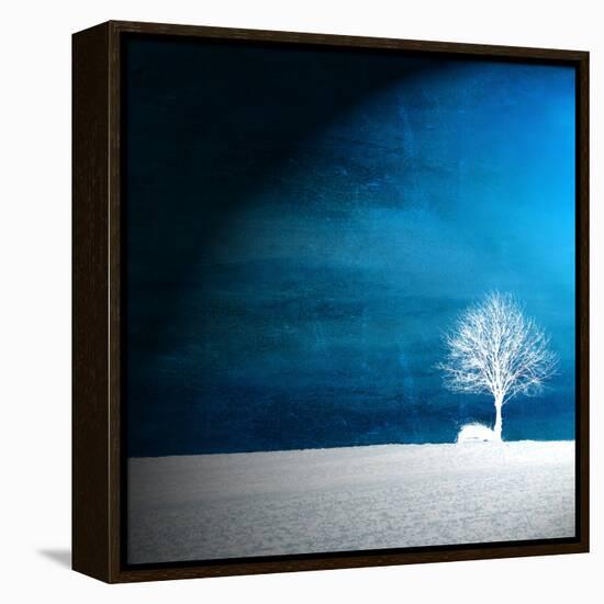 Sensation in Blue-Philippe Sainte-Laudy-Framed Stretched Canvas