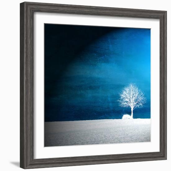 Sensation in Blue-Philippe Sainte-Laudy-Framed Photographic Print