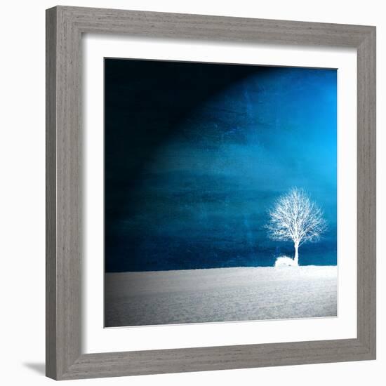 Sensation in Blue-Philippe Sainte-Laudy-Framed Photographic Print