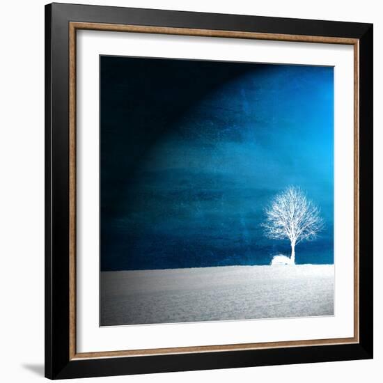 Sensation in Blue-Philippe Sainte-Laudy-Framed Photographic Print