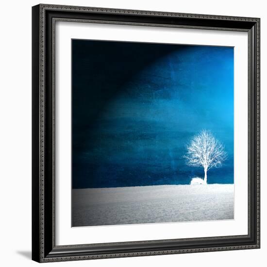 Sensation in Blue-Philippe Sainte-Laudy-Framed Photographic Print