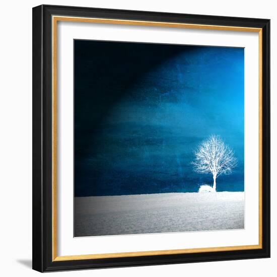 Sensation in Blue-Philippe Sainte-Laudy-Framed Photographic Print