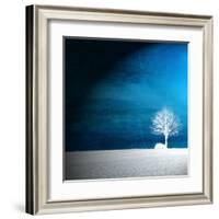 Sensation in Blue-Philippe Sainte-Laudy-Framed Premium Photographic Print