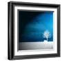 Sensation in Blue-Philippe Sainte-Laudy-Framed Premium Photographic Print