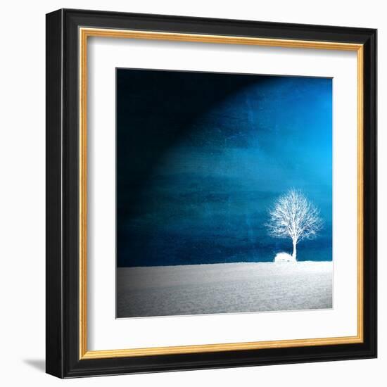 Sensation in Blue-Philippe Sainte-Laudy-Framed Premium Photographic Print