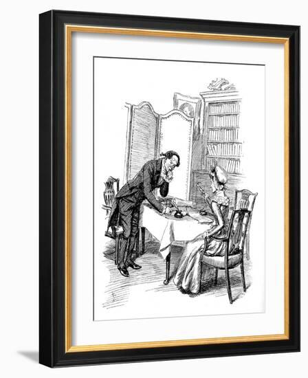 'Sense and Sensibility' by Jane Austen-Hugh Thomson-Framed Giclee Print