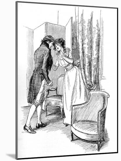 'Sense and Sensibility' by Jane Austen-Hugh Thomson-Mounted Giclee Print