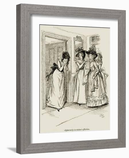 'Sense and Sensibility' by-Hugh Thomson-Framed Giclee Print