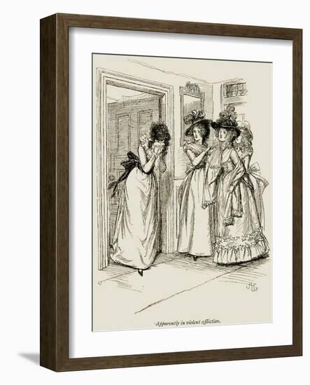 'Sense and Sensibility' by-Hugh Thomson-Framed Giclee Print