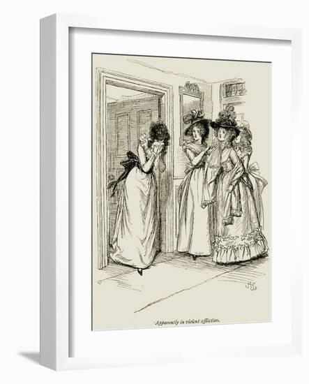 'Sense and Sensibility' by-Hugh Thomson-Framed Giclee Print