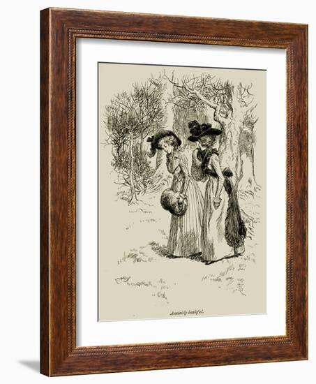 'Sense and Sensibility' by-Hugh Thomson-Framed Giclee Print